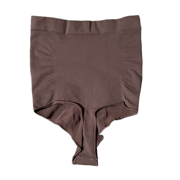 SKIMS Seamless Sculpt High-waisted Thong In Cocoa Brown Shaping Shapewear - Picture 7 of 8